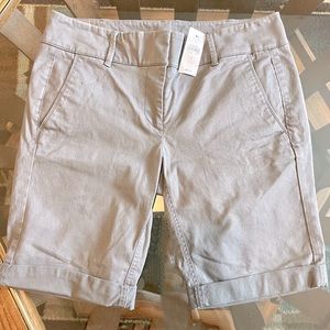 Gray Loft Bermuda Shorts NWT